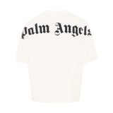 Palm Angels Kids T-Shirt Cocco con Logo per Bambini