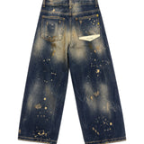Yes London Kids Jeans Barrel Cropped Distressed per Bambini