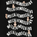Moschino Kids T-shirt Nero con Logo e Teddy Bear Unisex