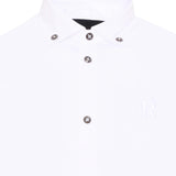 John Richmond Kids Camicia Bianco con Patch sul Retro per Bambini