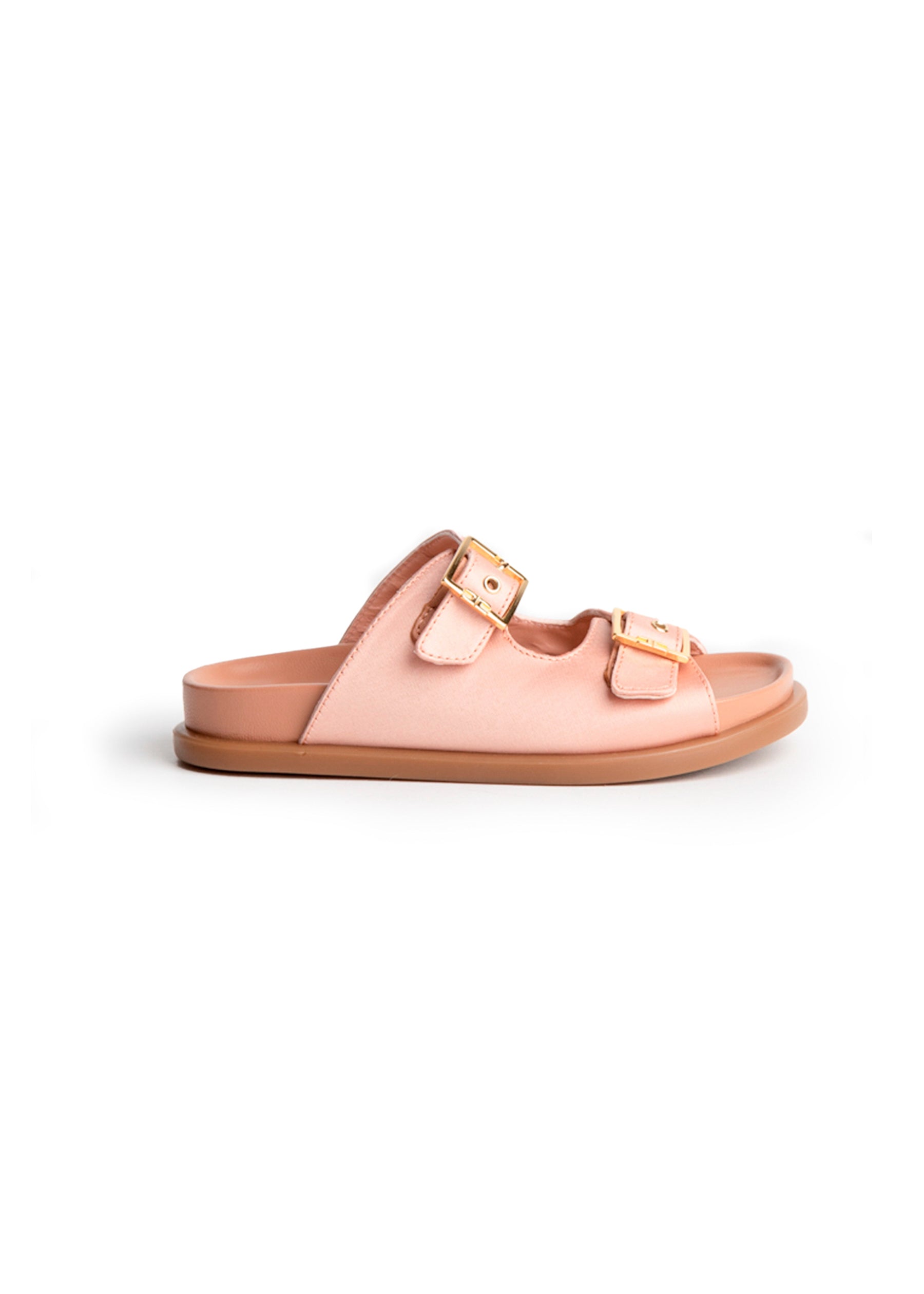 Elisabetta Franchi La Mia Bambina Sandalo Rosa Doppia Fascia (lato)