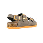 Colors of California Sandalo a Tre Fibbie Marrone per Bambini