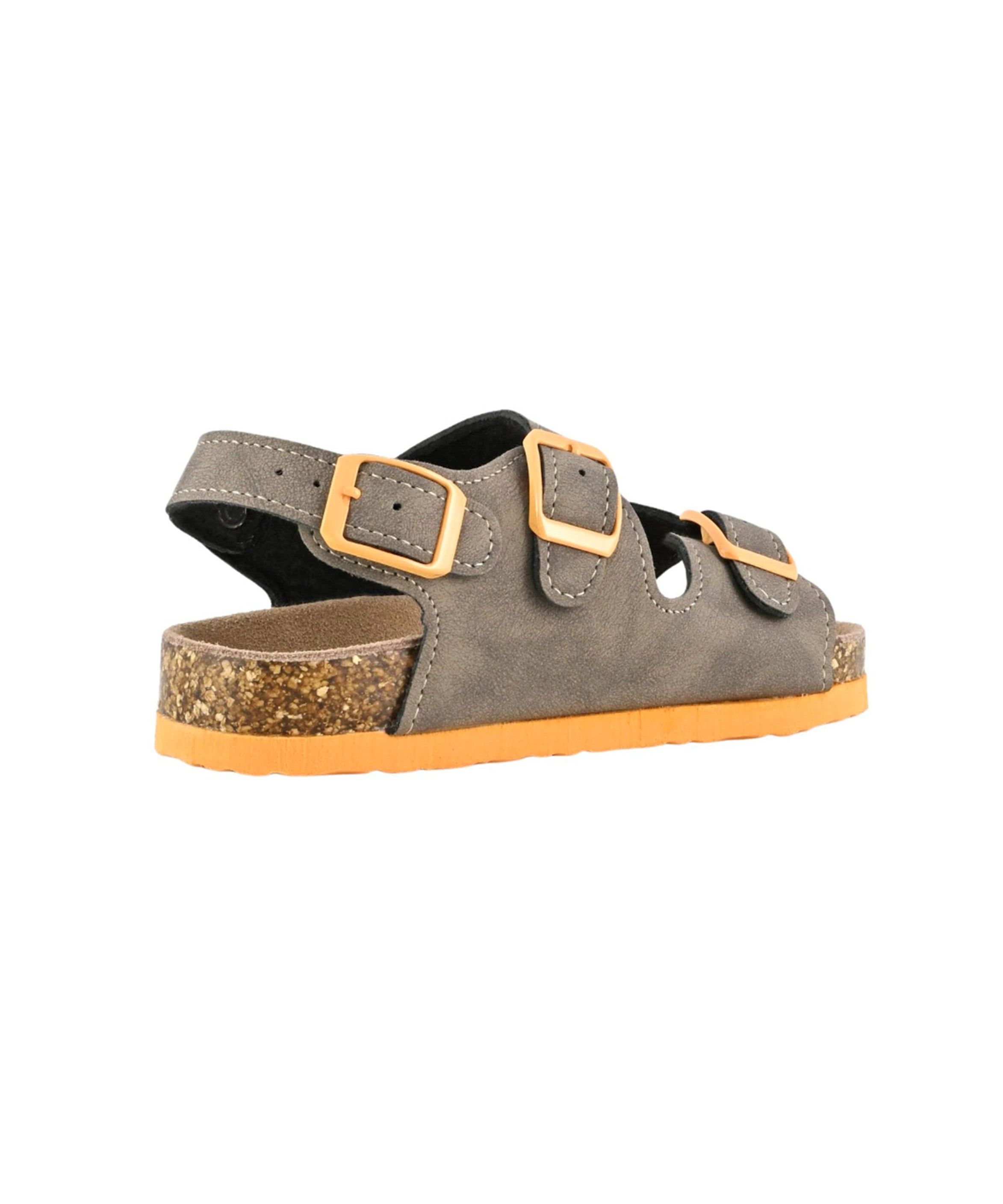 Colors of California Sandalo a Tre Fibbie Marrone per Bambini