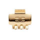 Elisabetta Franchi La Mia Bambina Molletta per Capelli Oro con Logo per Bambine