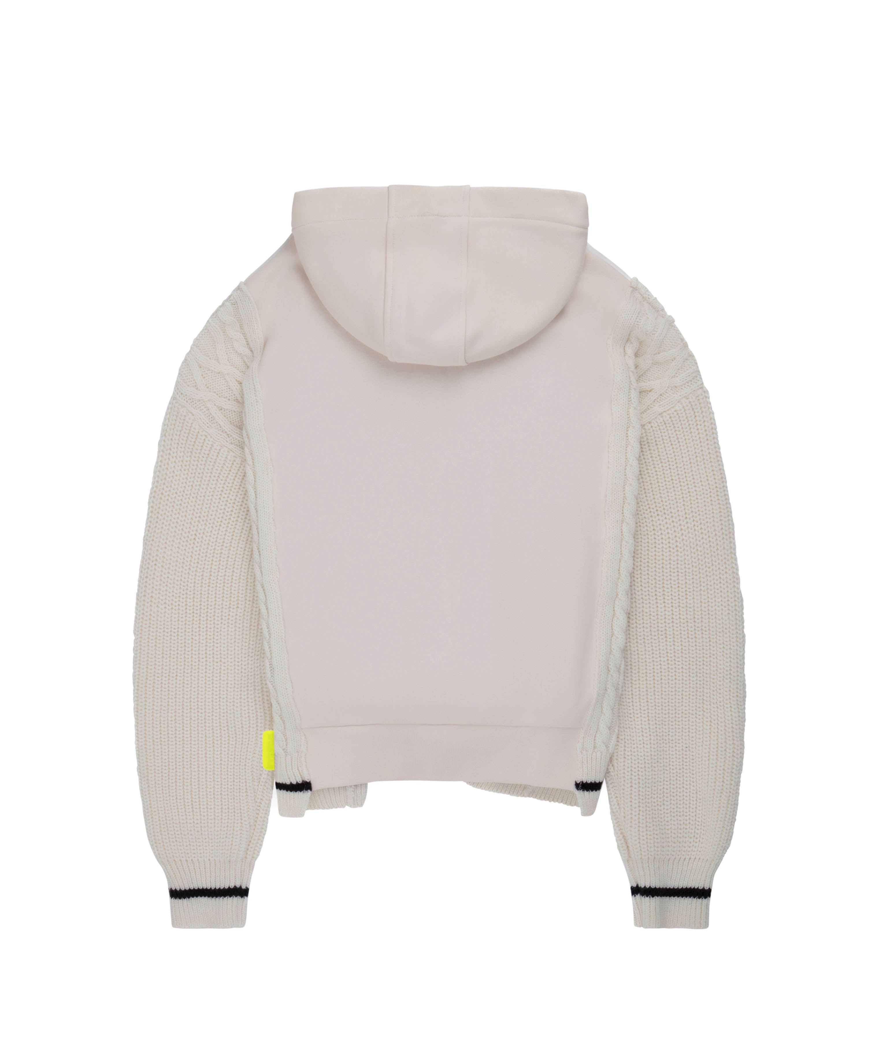 Barrow Kids Felpa Crema con Cappuccio con Patchwork per Bambini (retro)
