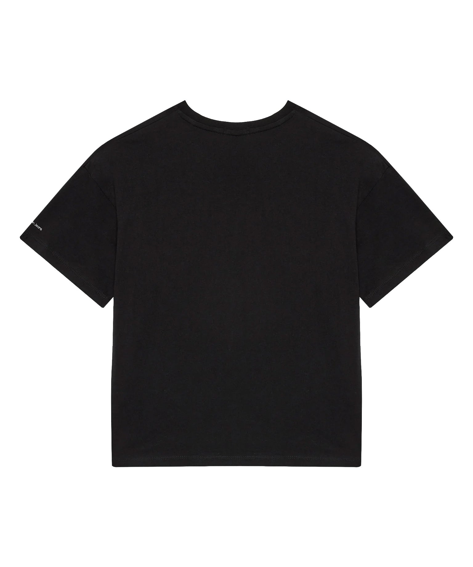Calvin Klein Kids T-Shirt Nero con Logo per Bambini