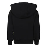 Barrow Kids Felpa Nera con Cappuccio con Stampa per Bambini