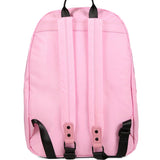 MSGM Kids Zaino Rosa con Logo per Bambine