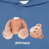 Palm Angels Kids Felpa Bluette con Logo Teddy per Bambini