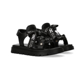 Elisabetta Franchi La Mia Bambina Sandalo Nero con Lacci per Bambine