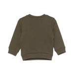 Dsquared2 Kids Felpa Girocollo Verde con Stampa D2 per Neonati (retro)