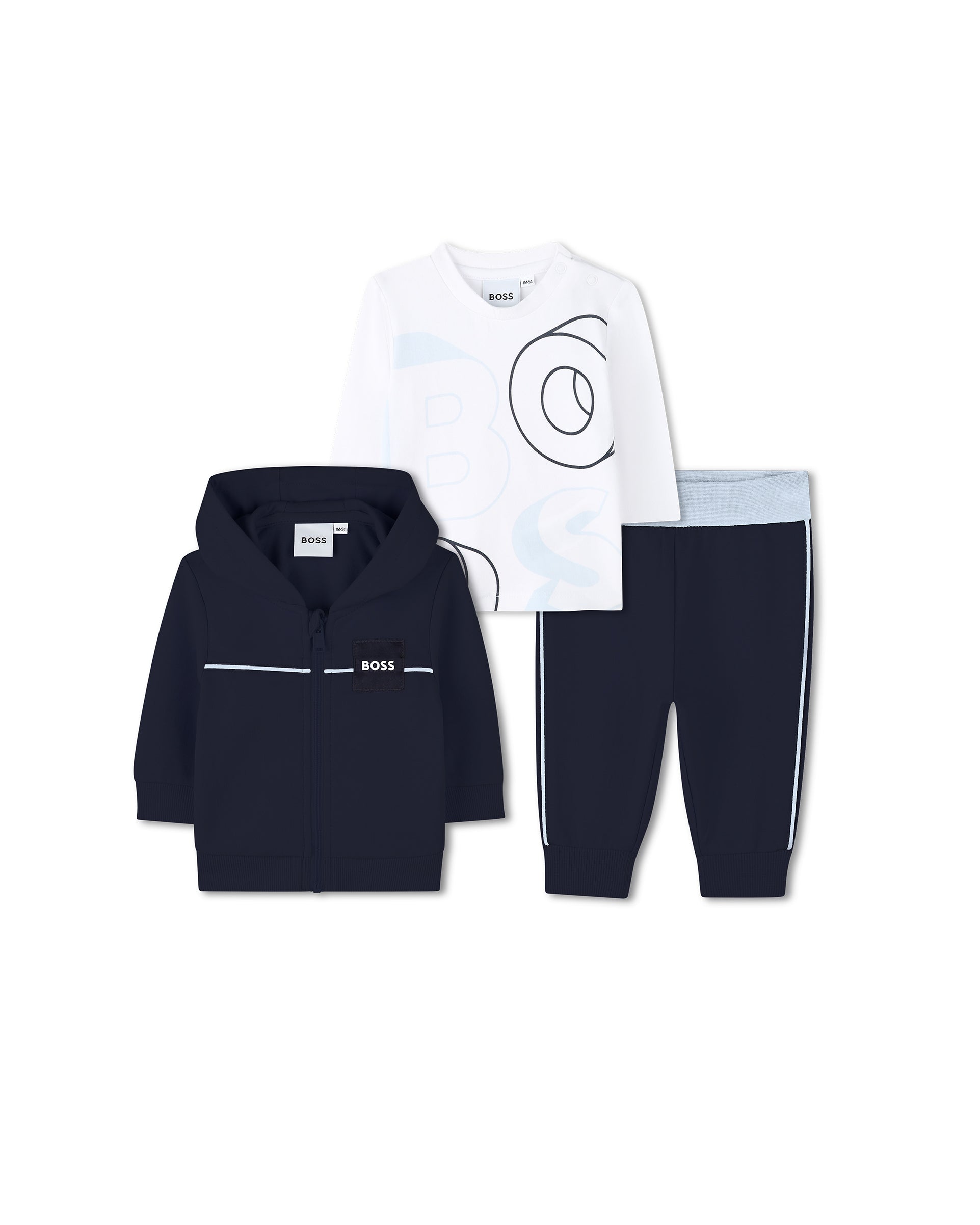 Boss Kids Completo Navy per Neonati