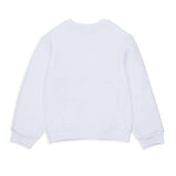 Dsquared2 Kids Felpa Bianco con Toppe Unisex