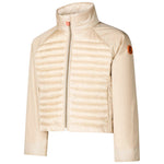 Save The Duck Kids Piumino Beige con Patch Logo