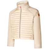 Save The Duck Kids Piumino Beige con Patch Logo