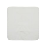 Elisabetta Franchi My Baby Ivory Blanket with Embroidered Logo for Newborns