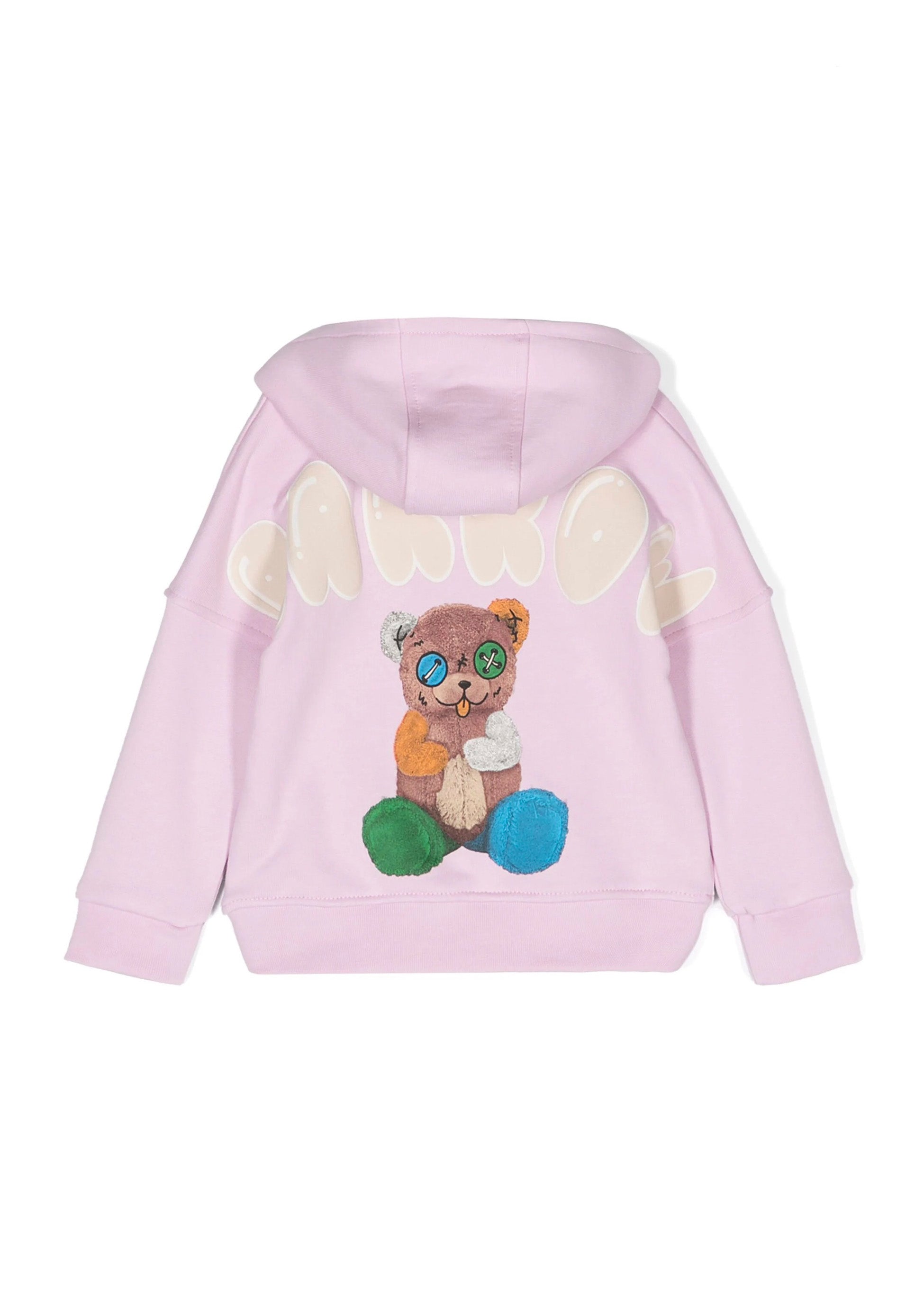 Barrow Kids Felpa con Cappuccio Rosa per Neonate retro