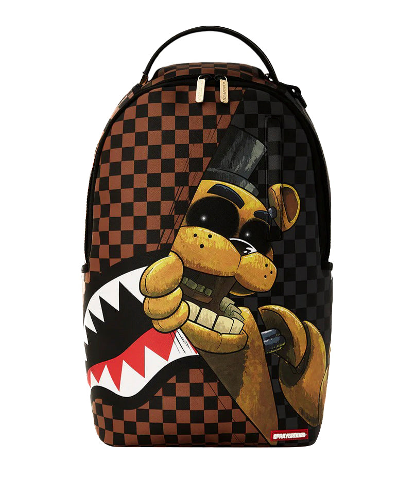 Sprayground Kids Zaino 5 Nights at Freddys Sneak Gold Freddy