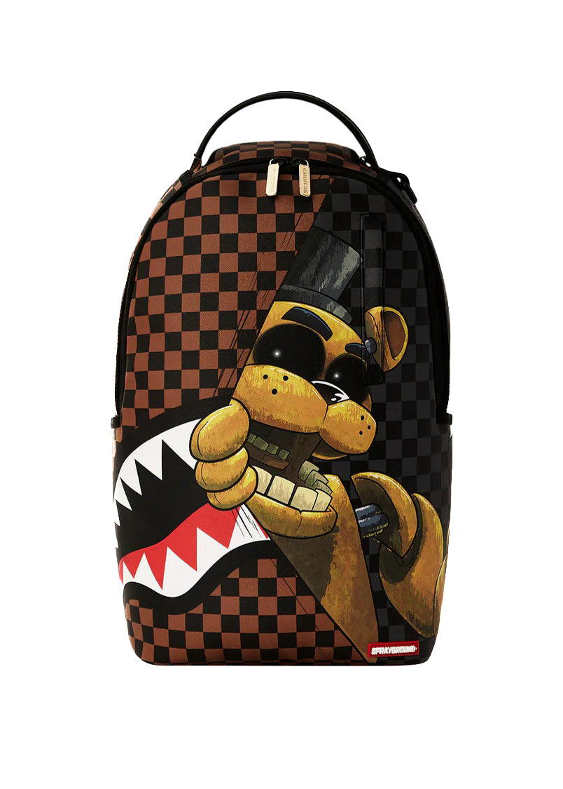 Sprayground Kids Zaino 5 Nights at Freddys Sneak Gold Freddy