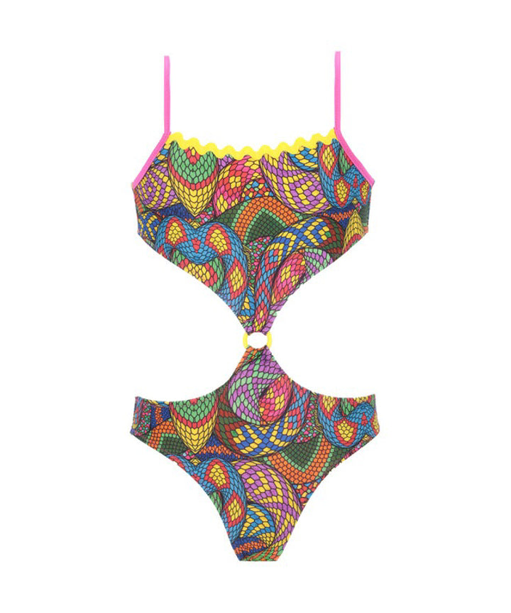 4Giveness Costume Monokini Snake Skin per Bambine