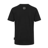 Philipp Plein Kids T-shirt Nera in Cotone con Stampa Teddy Bear Monogram e Logo per Bambine