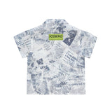 Iceberg Kids Camicia Bianco Fantasia per Neonati