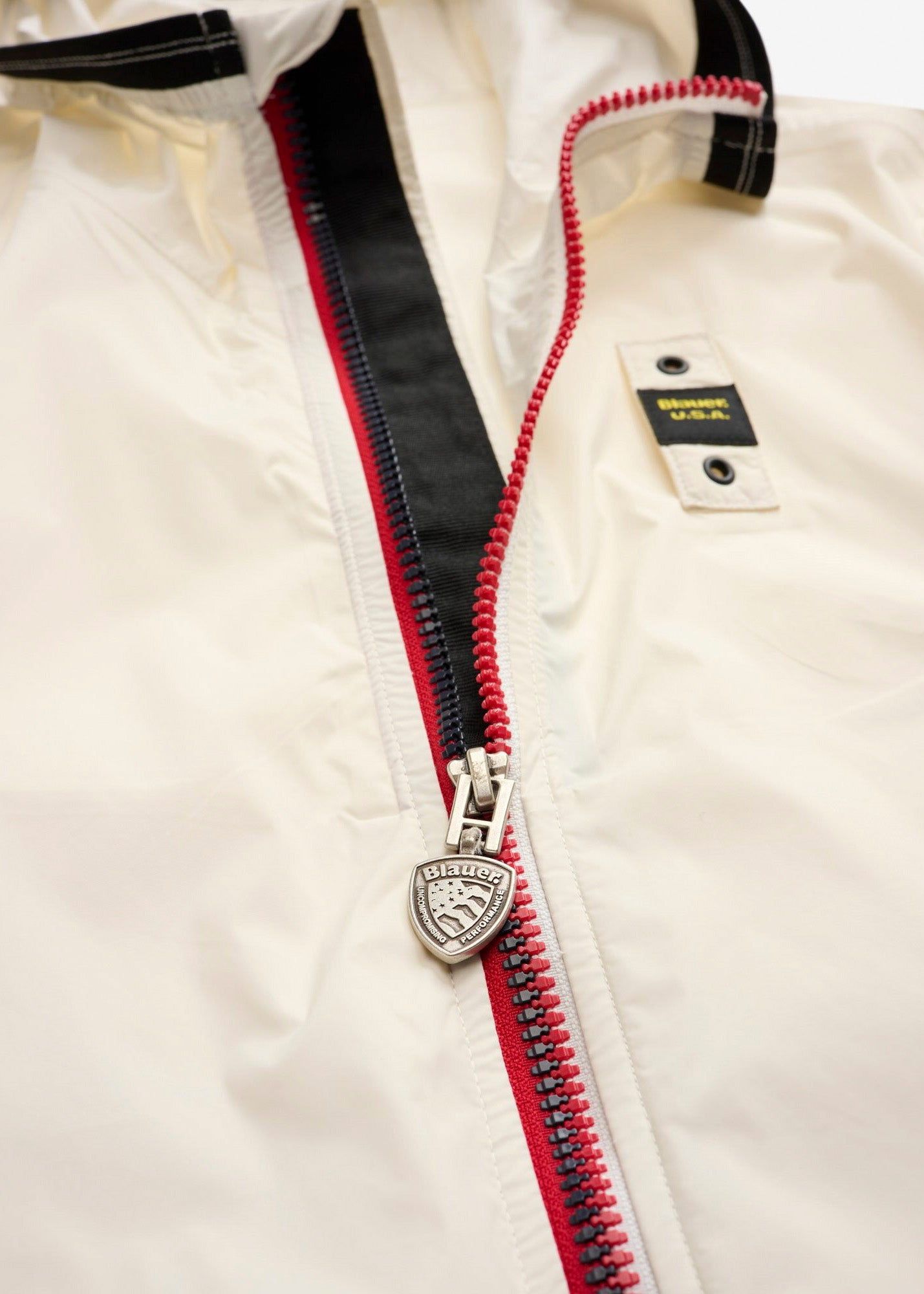 Blauer Kids Giubbino a Vento Nastrato Dodge Bianco per Bambini