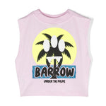 Barrow Kids Canotta Crop con Stampa per Bambine retro