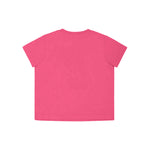 Moschino Kids T-shirt Fucsia con Stampa Toy per Neonate