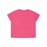 Moschino Kids T-shirt Fucsia con Stampa Toy per Neonate
