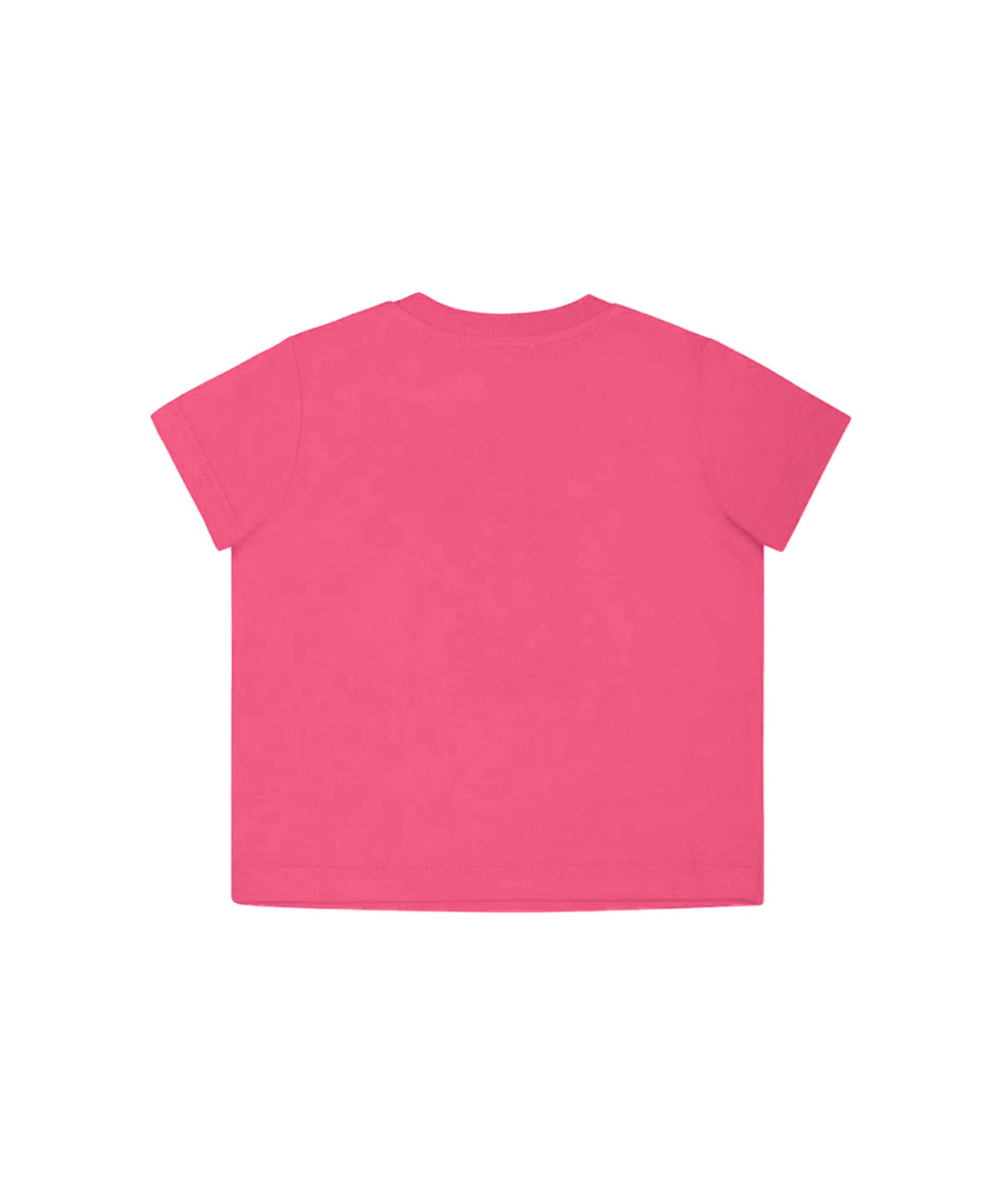 Moschino Kids T-shirt Fucsia con Stampa Toy per Neonate