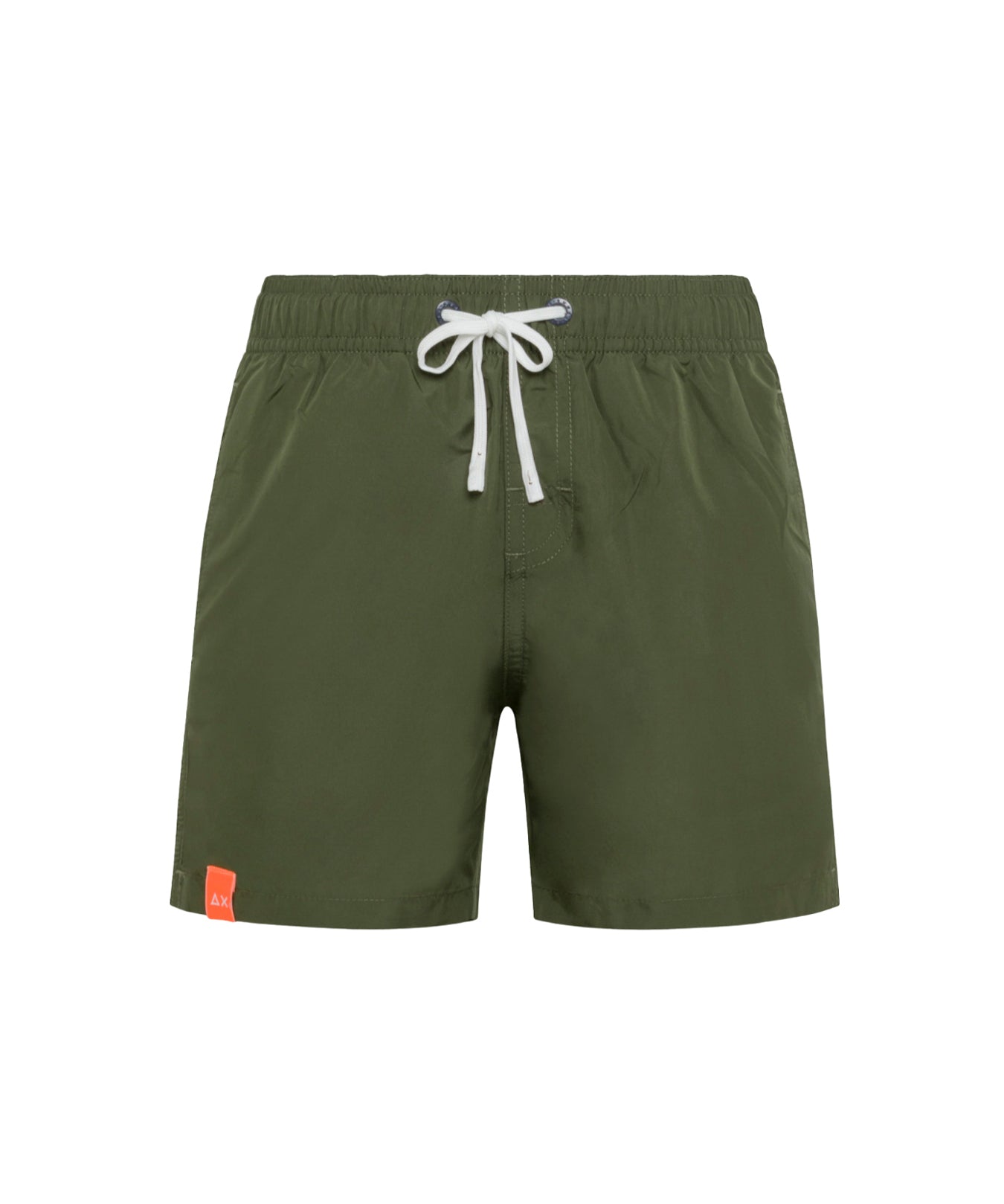 Sun68 Kids Costume Boxer Verde Militare per Bambini (fronte)