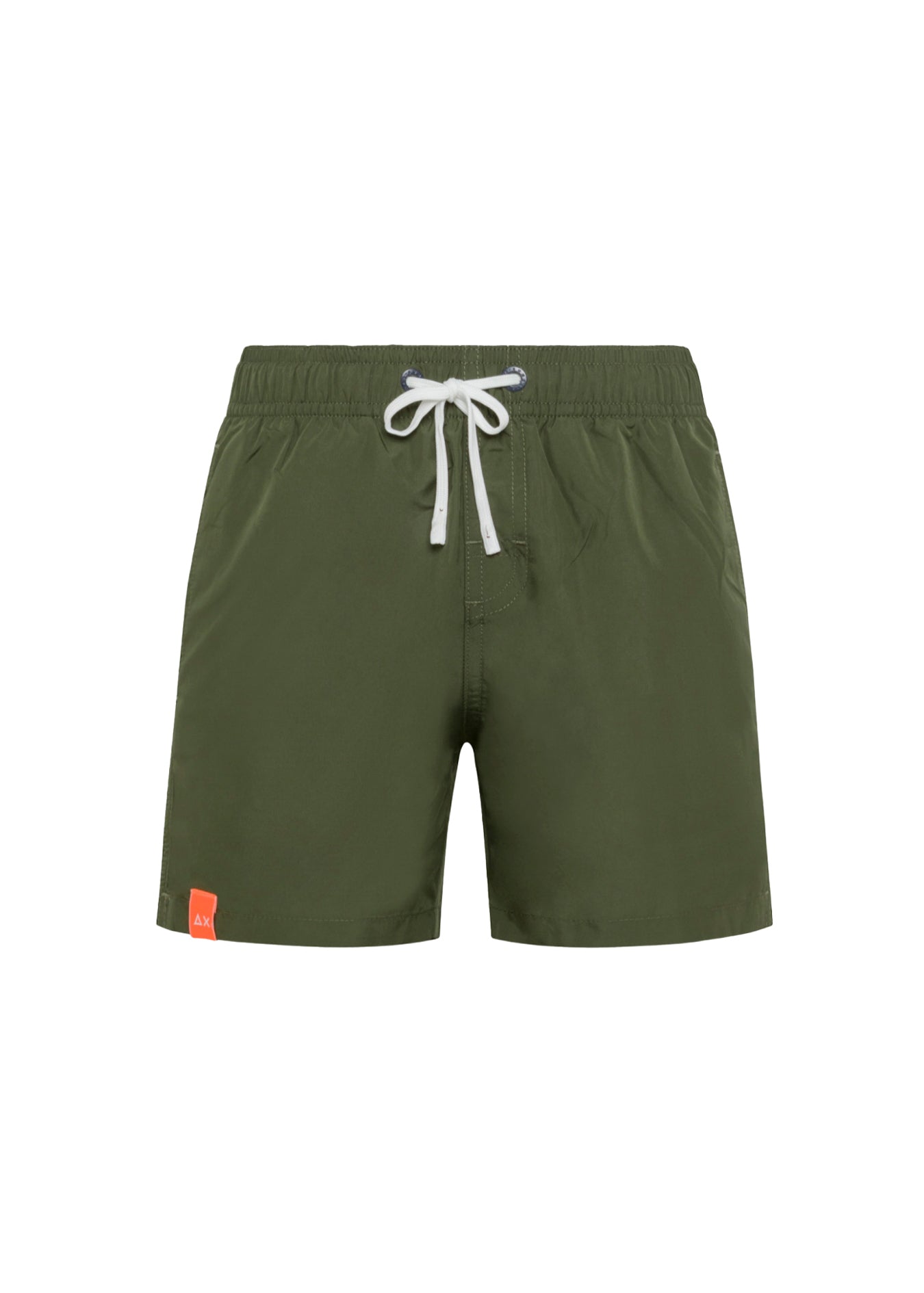 Sun68 Kids Costume Boxer Verde Militare per Bambini (fronte)