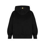 Barrow Kids Felpa Nera  con Capuccio con Stampa per Bambini