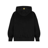 Barrow Kids Felpa Nera  con Capuccio con Stampa per Bambini
