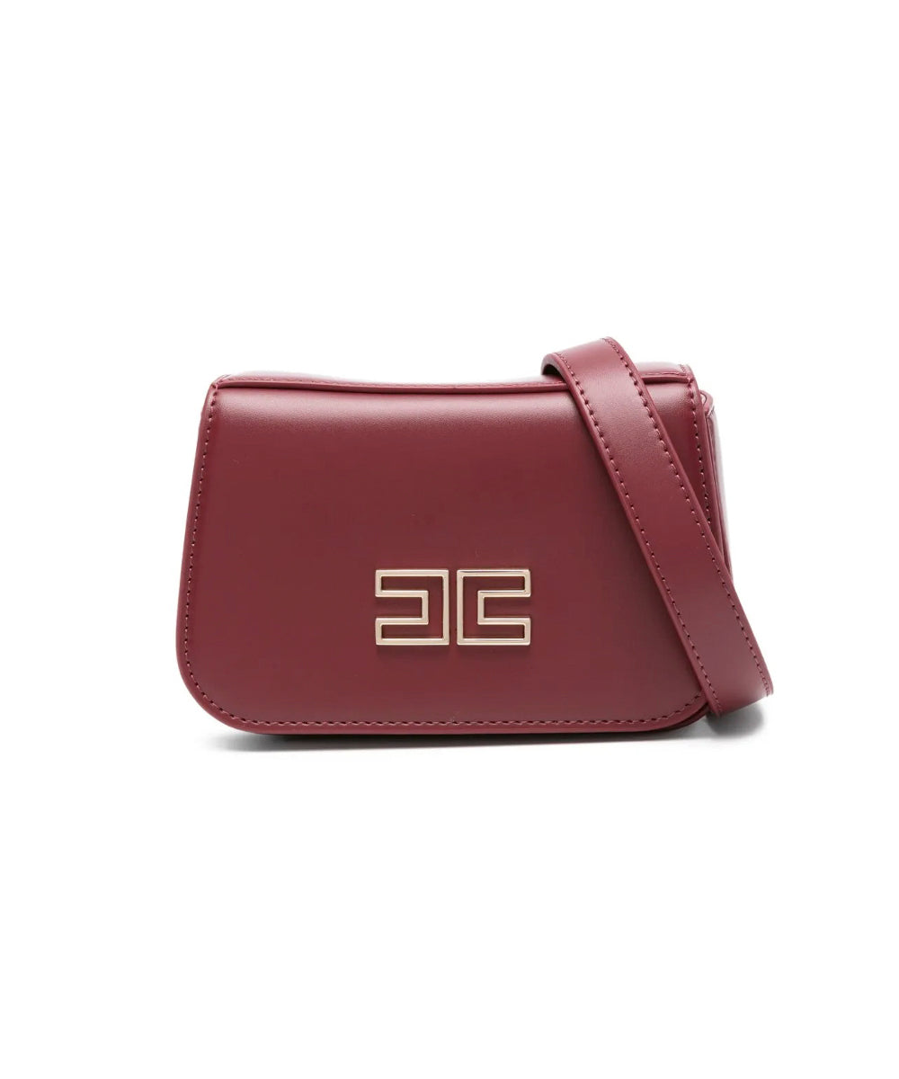Elisabetta Franchi La Mia Bambina Borsa a Tracolla Cherry con Logo per Bambine