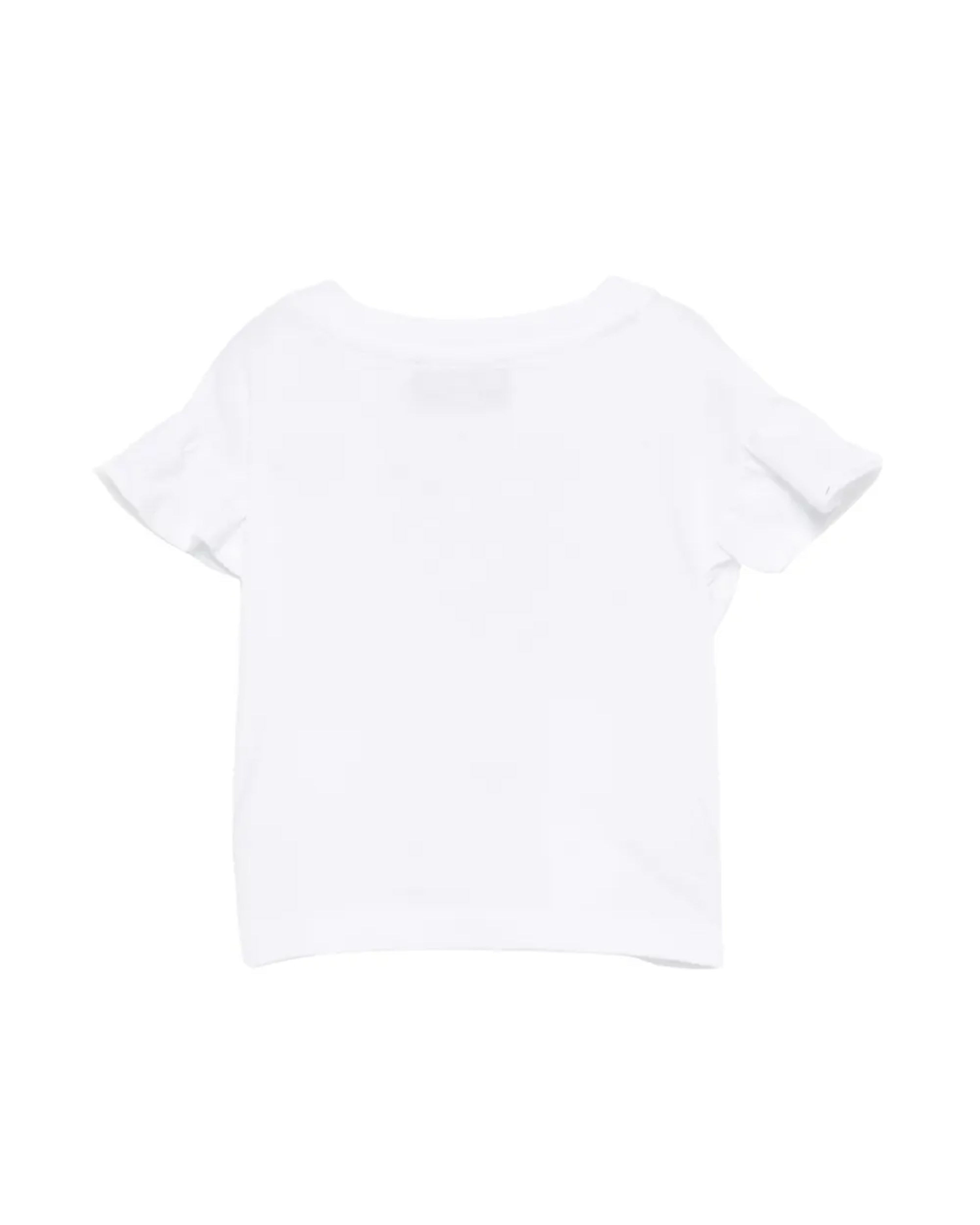 Moschino Kids T-Shirt con Teddy Bear Bianca per Neonate