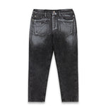 Iceberg Kids Jeans Denim Nero con Effetto Acid Wash per Bambini