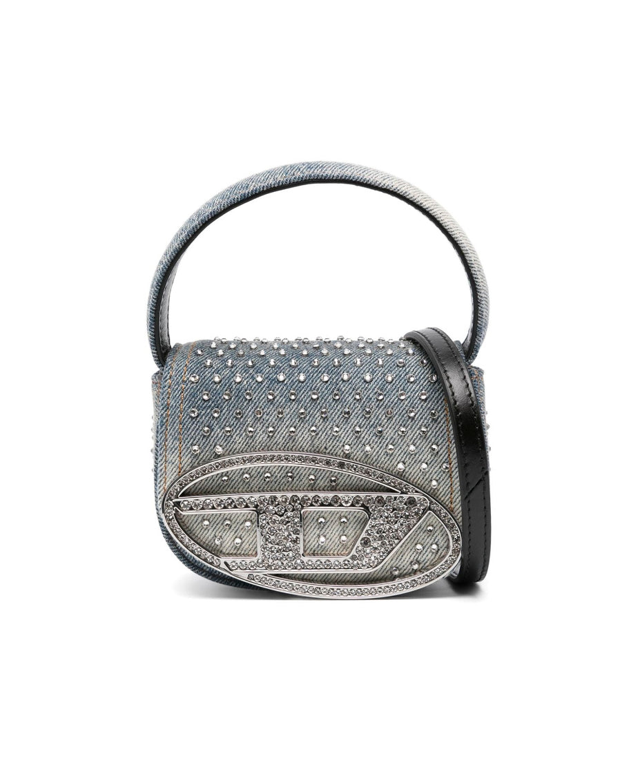 Diesel Kids Borsa a Spalla Jeans con Strass 1DR per Bambine