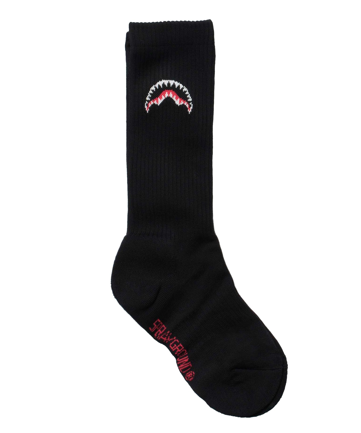 Sprayground Kids Calzino Nero con Logo Unisex