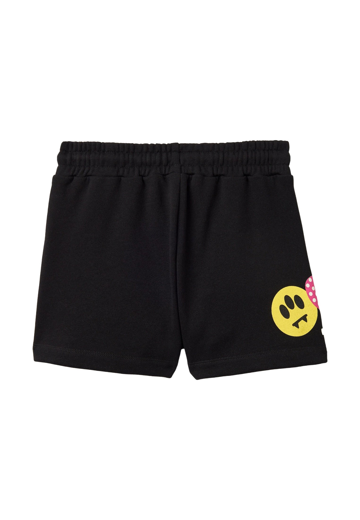 Barrow Kids Short Nero con Stampe per Bambine