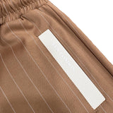 Yes London Kids Pantalone a Righe Cammello per Bambini
