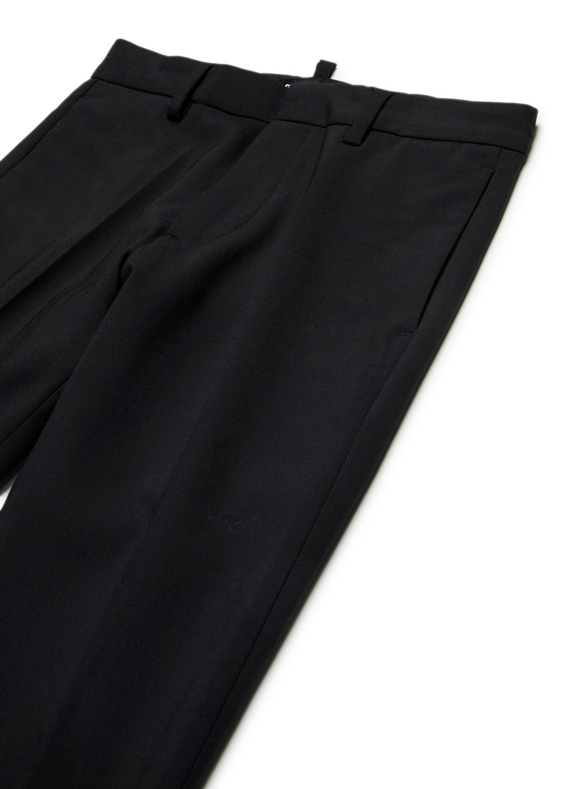 Dsquared2 Kids Pantaloni Neri con Logo per Bambini