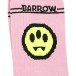 Barrow Kids Calzino Rosa con Stampa Smile per Bambine (dettaglio)