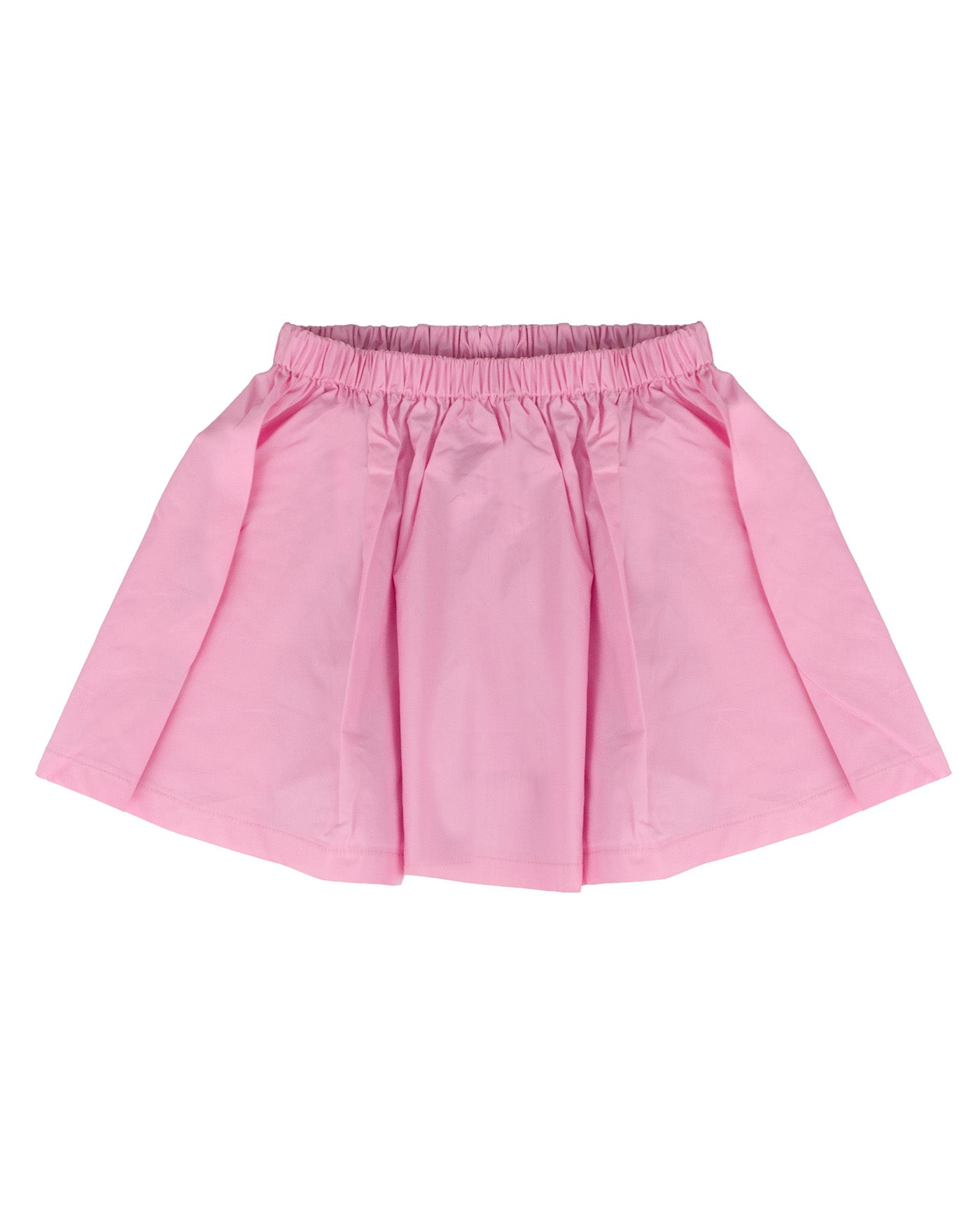 Vicolo Kids Gonna Rosa a Righe con Applicazione Bottoni per Bambine