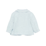 Fay Kids Giacca in Lino Celeste per Neonati