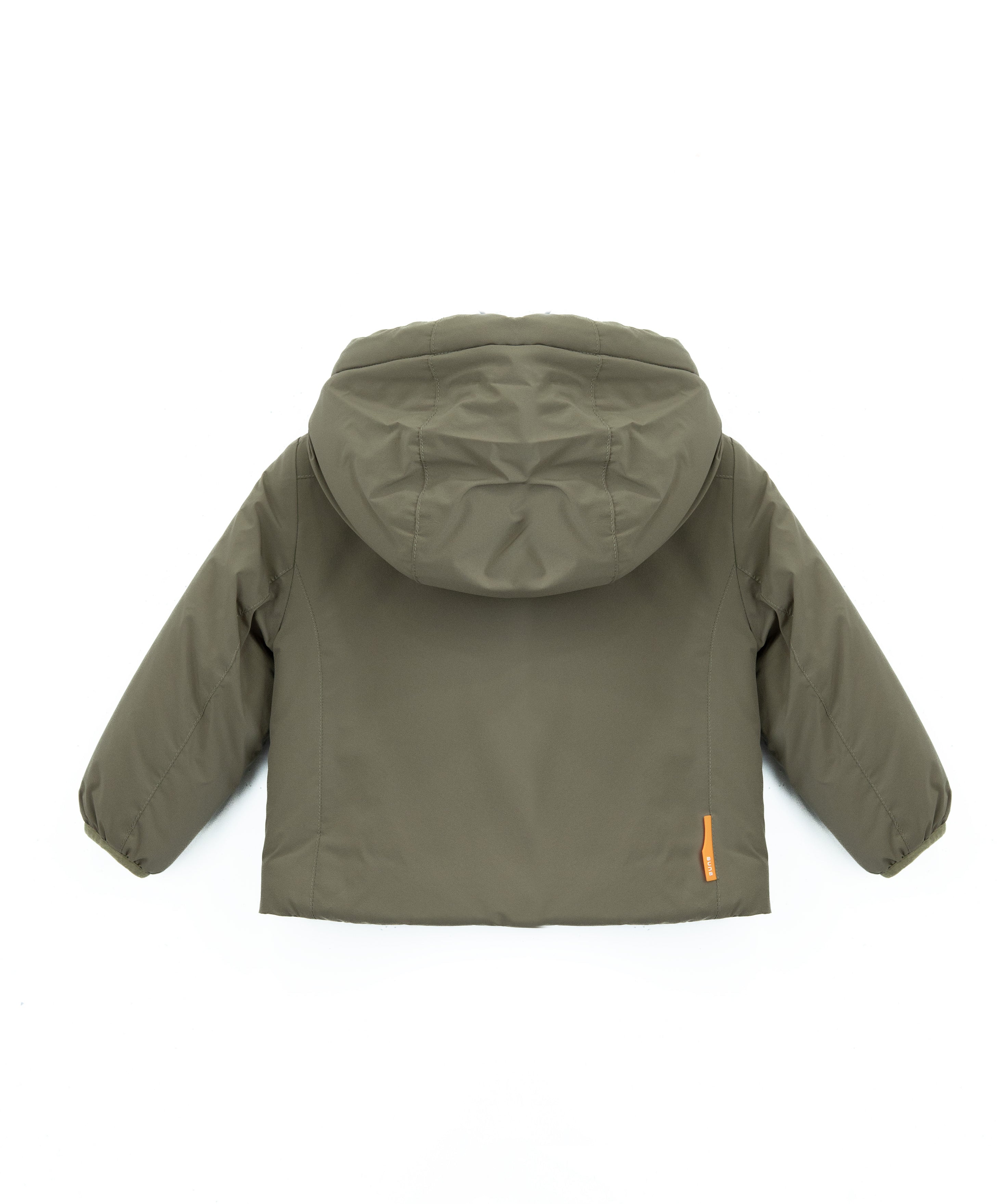 SUNS Kids Giubbotto beige con Cappuccio e Interno in Pelliccia per Neonati