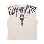 Marcelo Burlon County of Milan Kids Canotta Cocco con Stampa per Bambini