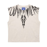 Marcelo Burlon County of Milan Kids Canotta Cocco con Stampa per Bambini