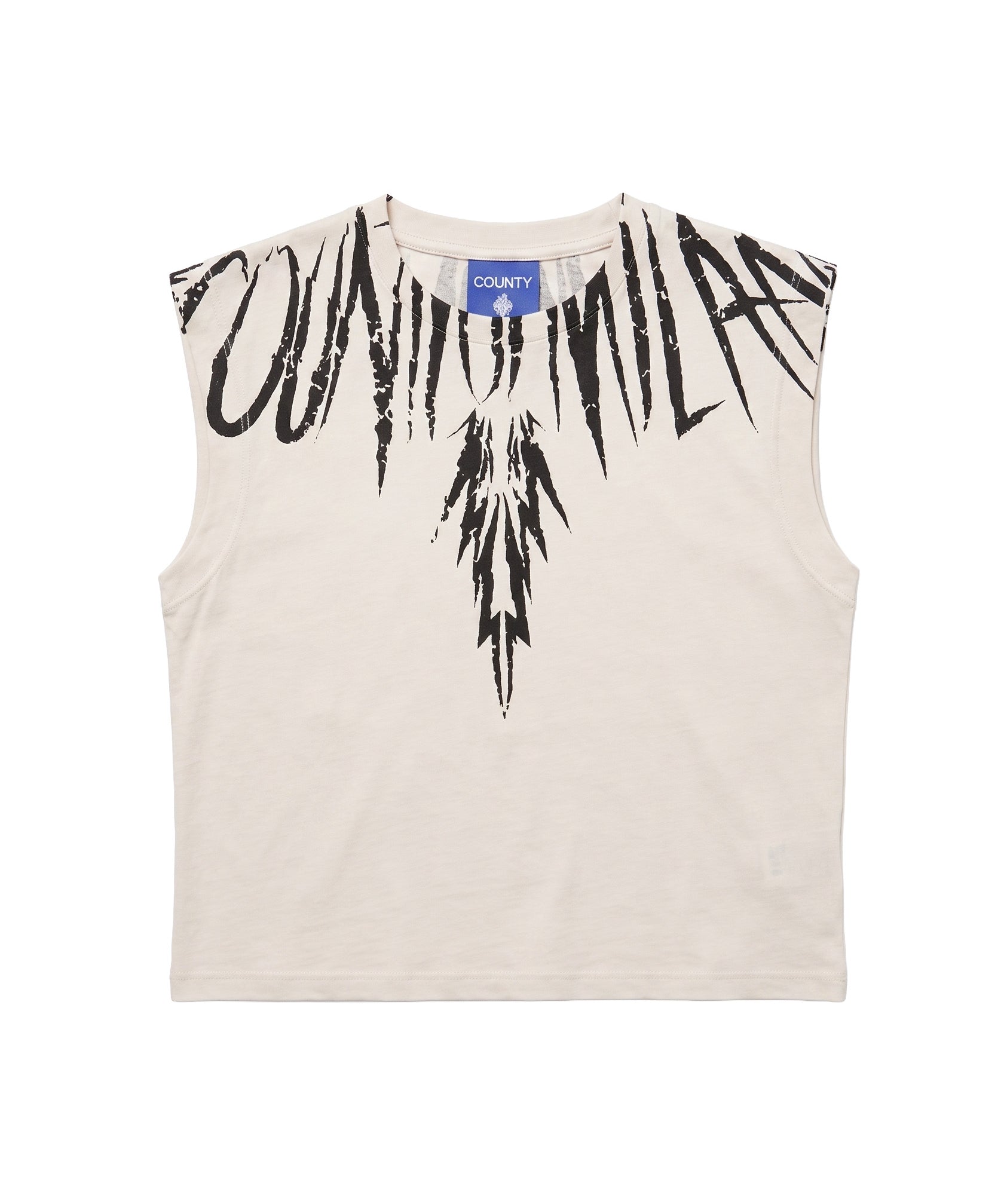 Marcelo Burlon County of Milan Kids Canotta Cocco con Stampa per Bambini